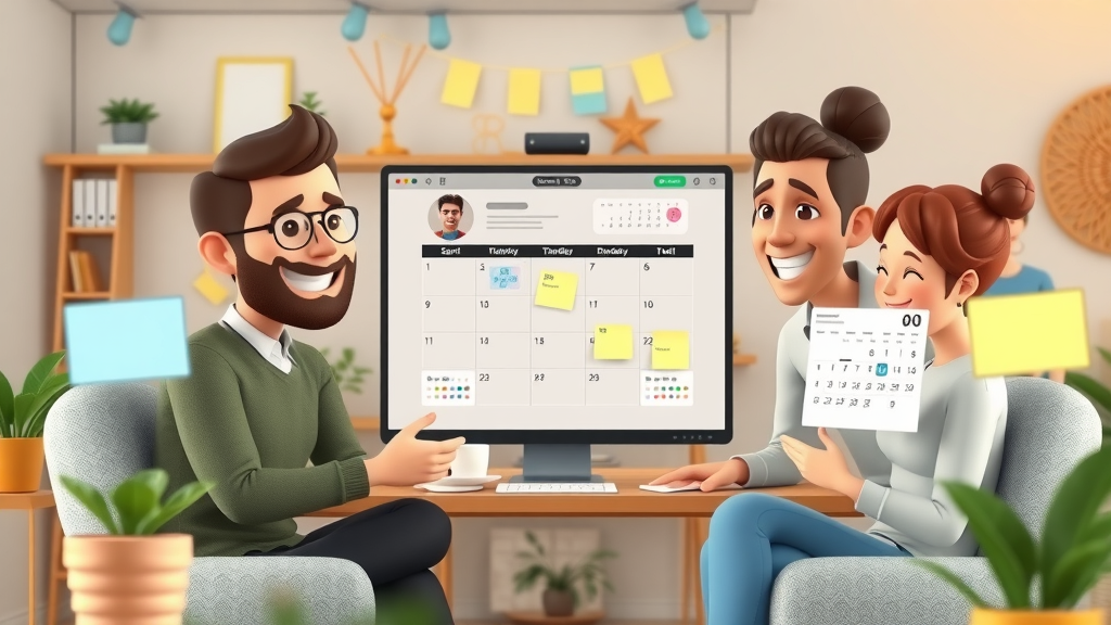 content marketing tools digital calendar team remote collaboration video call