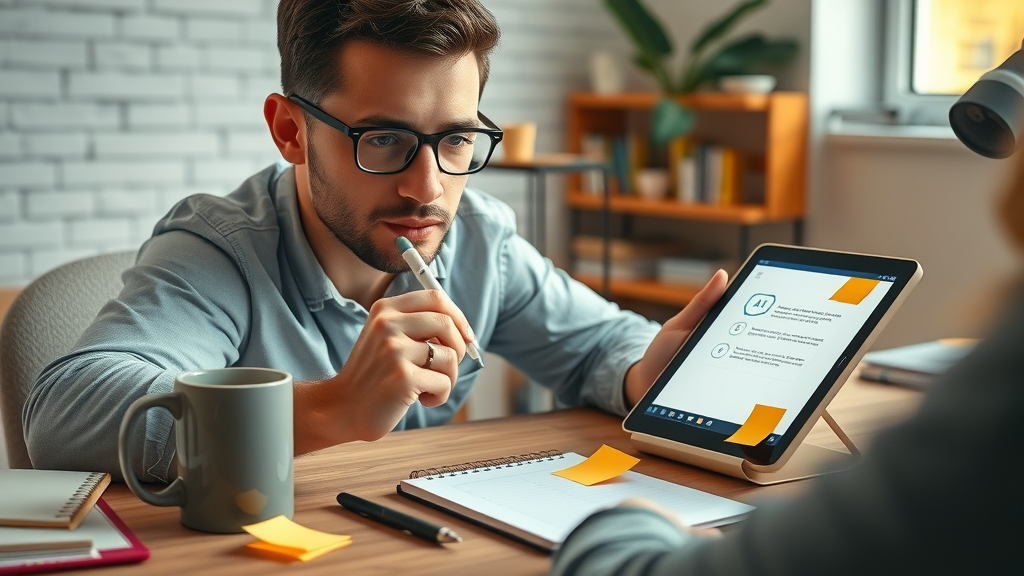 ai writing content creation tool creative workspace digital stylus vibrant notes